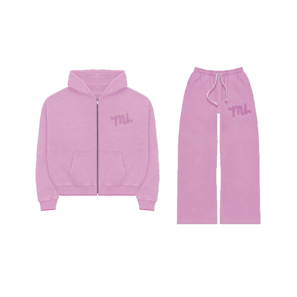 PINK THERMAL SWEATSUIT