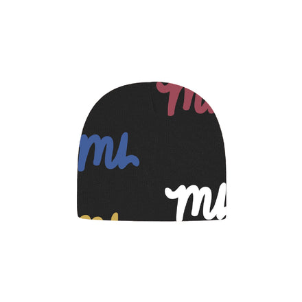 KNITTED MONOGRAM BEANIE