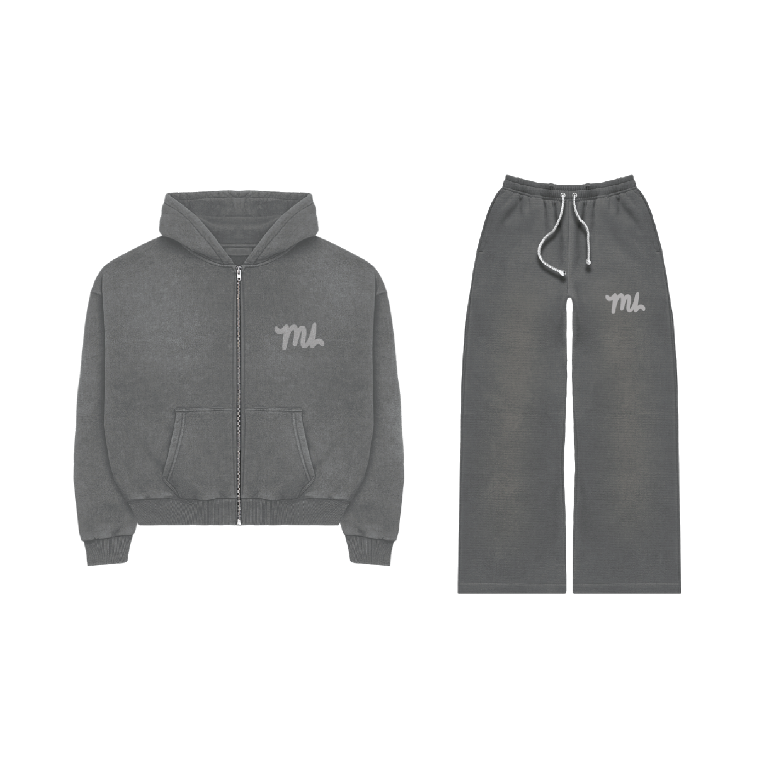 GREY THERMAL SWEATSUIT