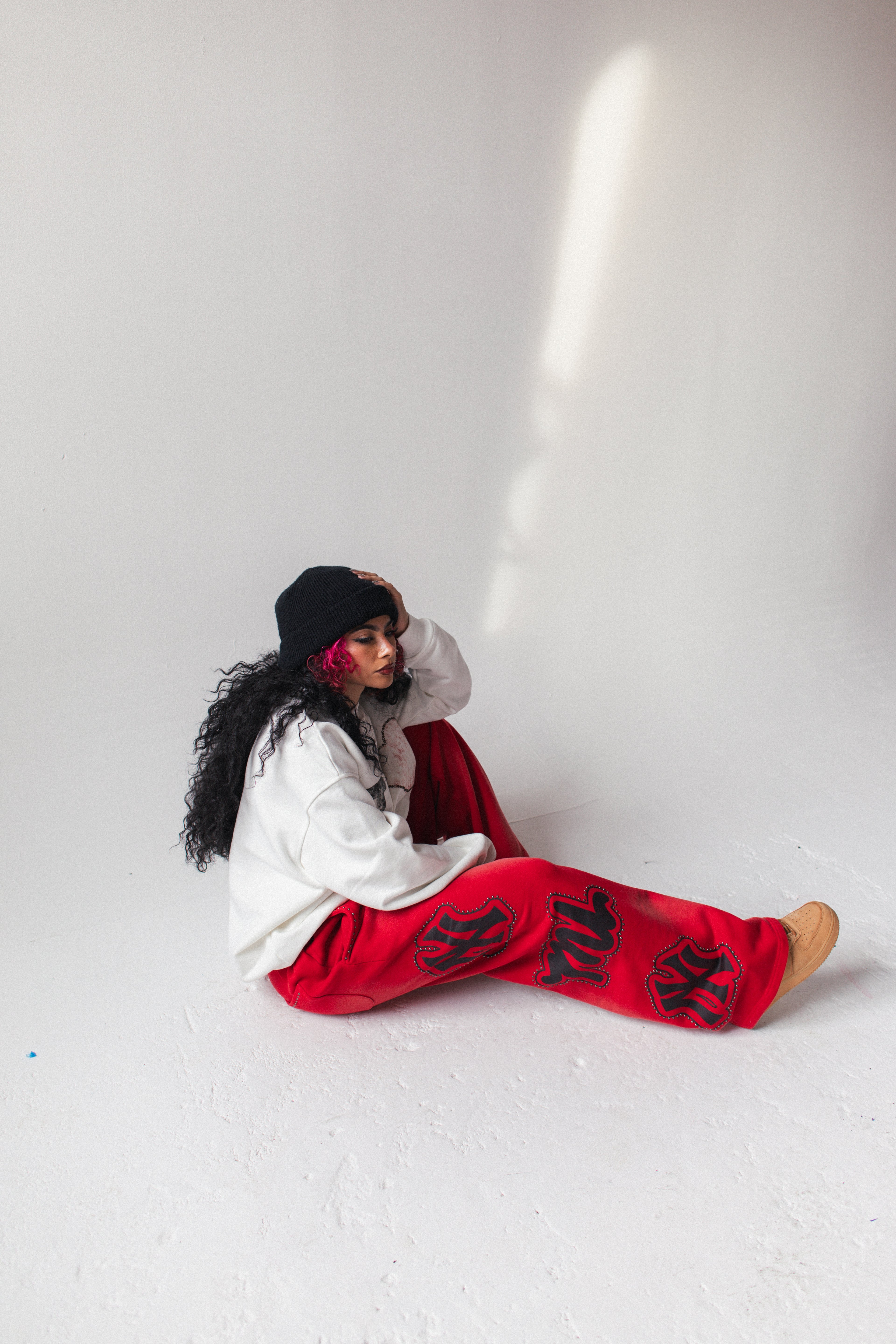 NY CITY CORE SWEATS [RED]